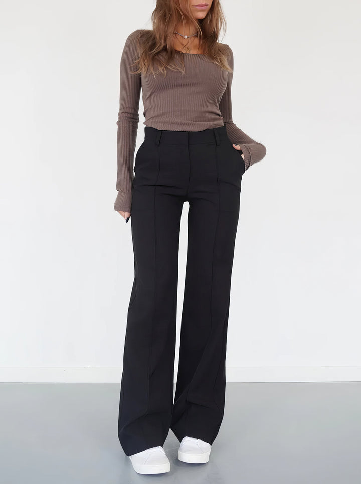 CHARLOTTE | Modern Flared Trousers