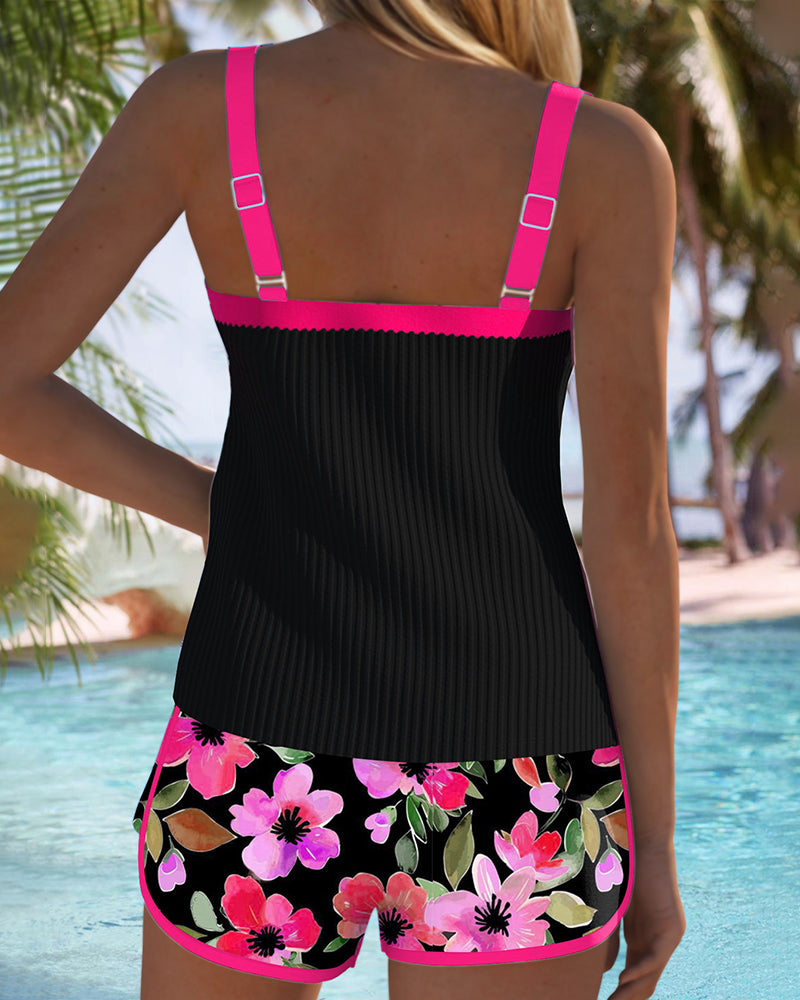 Wenmei | Elegant Two-Piece Tankini Set