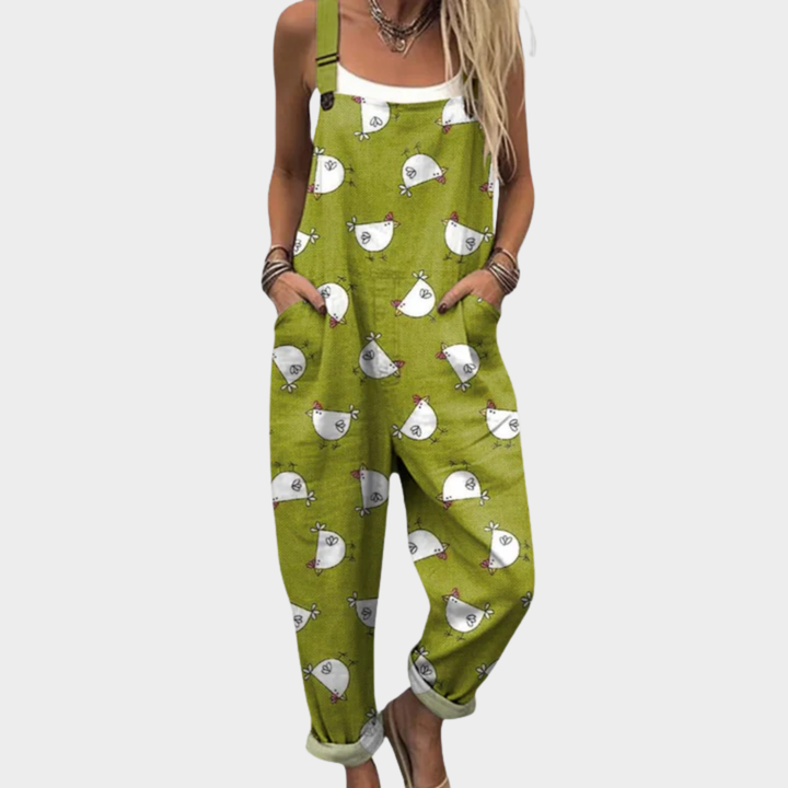 Clarice | Comfortable Printed Overalls
