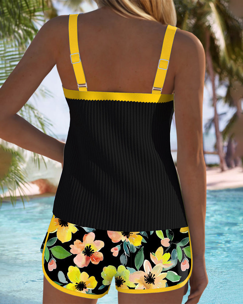 Wenmei | Elegant Two-Piece Tankini Set