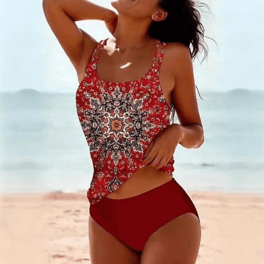 Lianmei | Elegant Printed Swimsuit